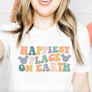 Happiest Place on Earth Disney Shirt